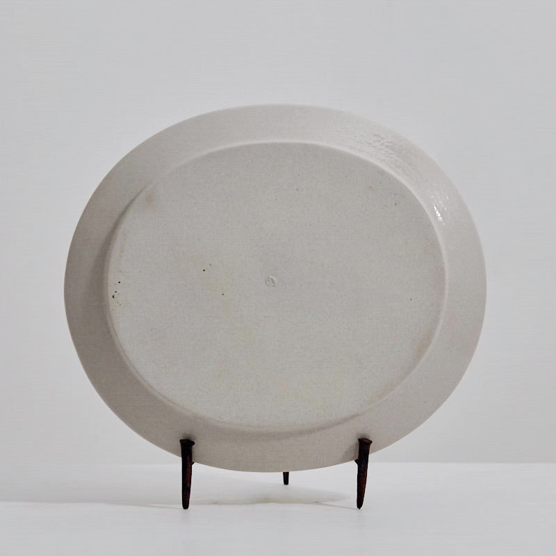 迠Chè | 白瓷椭圆盘 Oval Plate