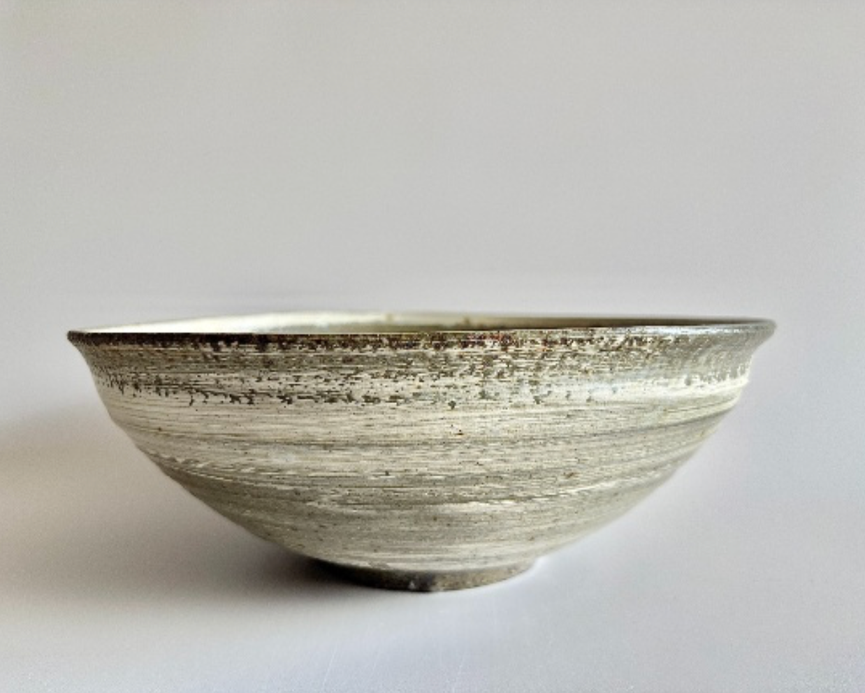 Atsushi Ogata | Brush Mark Slip Large Bowl
