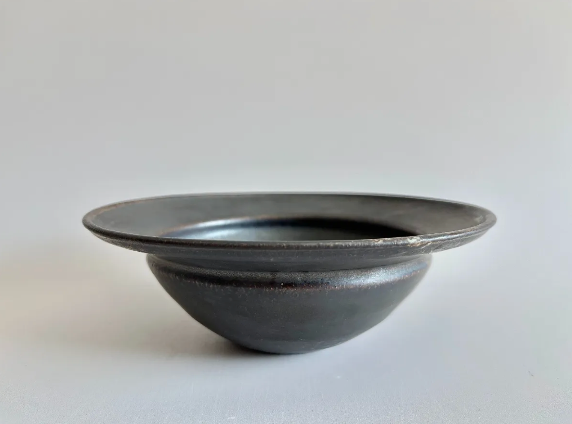 Atsushi Shimomura | Black Glaze Rim Bowl