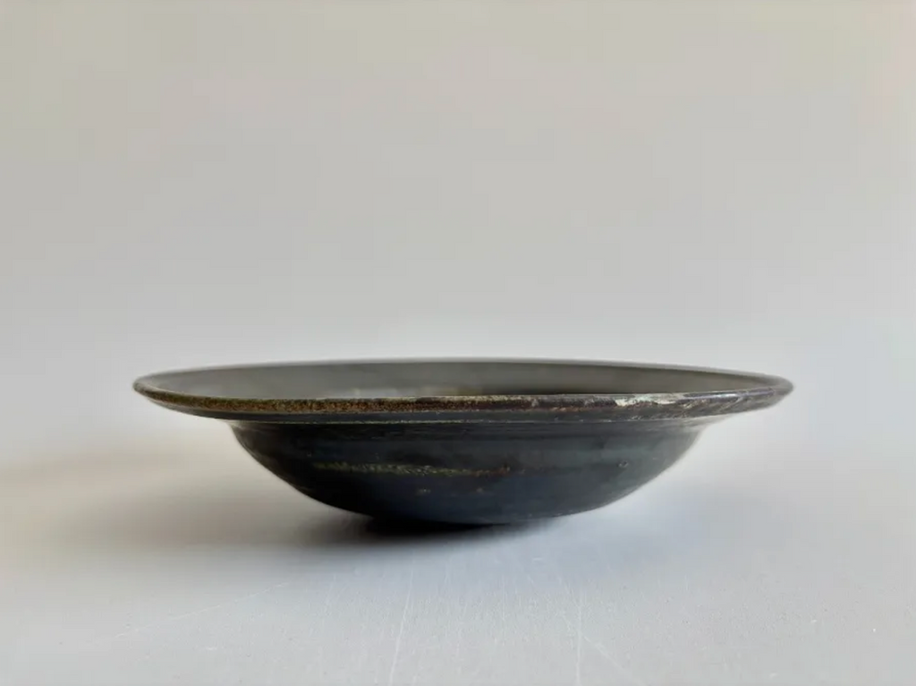 Atsushi Shimomura | Black Glaze Rim Plate
