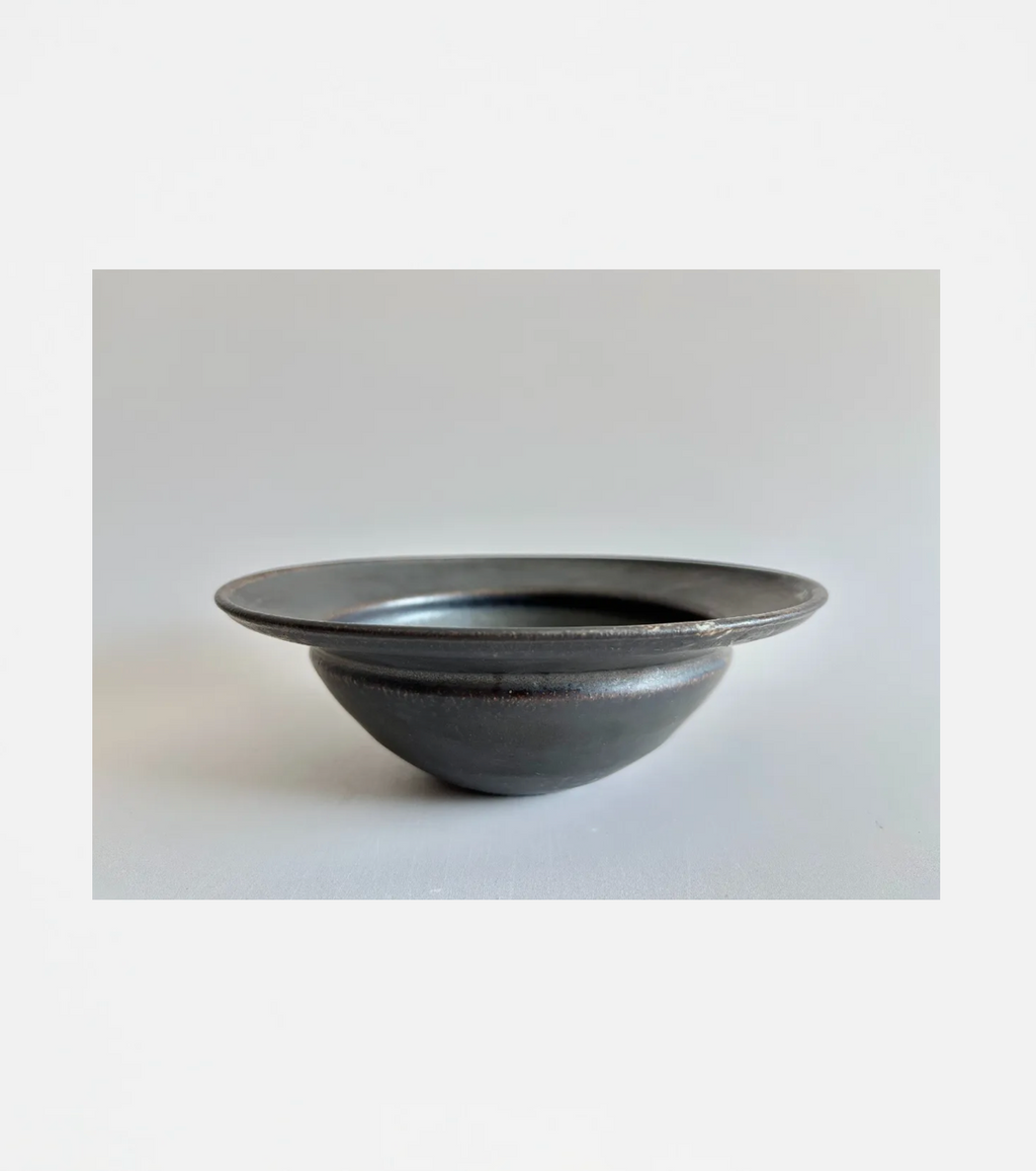 Atsushi Shimomura | Black Glaze Rim Bowl