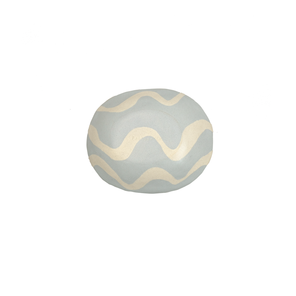 Pollygarden | Wavy Blue Egg Bowl