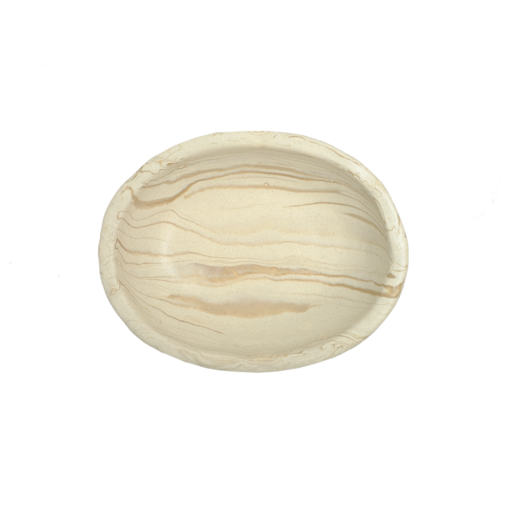 Pollygarden | Ivory Marble Egg Bowl