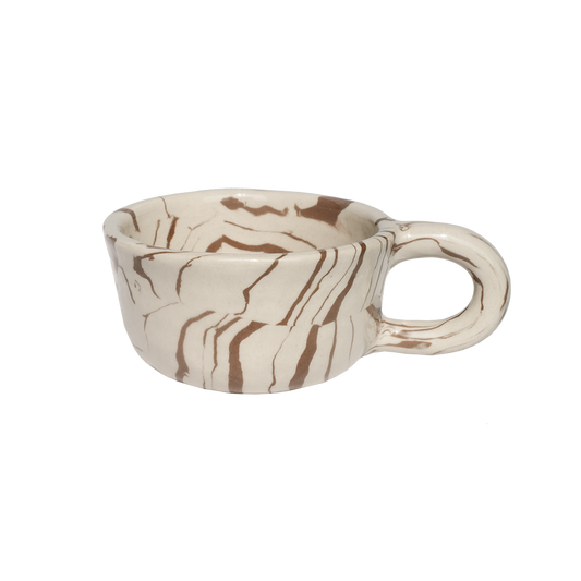 Pollygarden | Stripe Choco Latte Mug