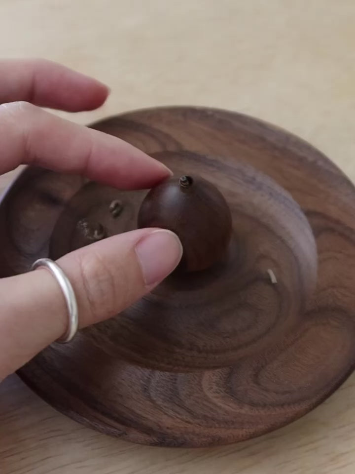 Frond | Wood Incense Holder