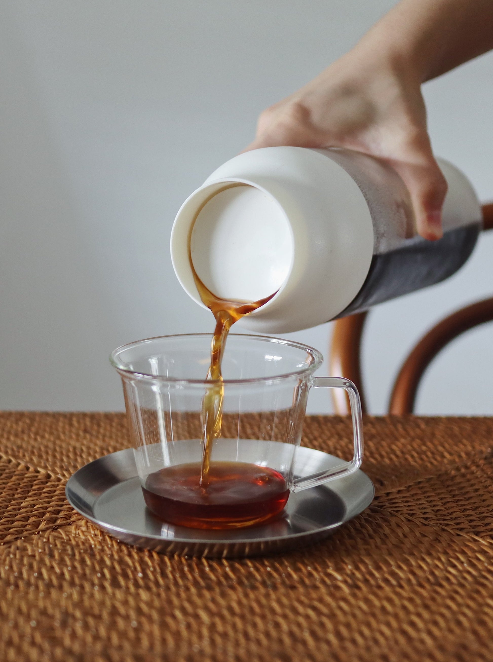 Kinto CAST coffee cup & saucer