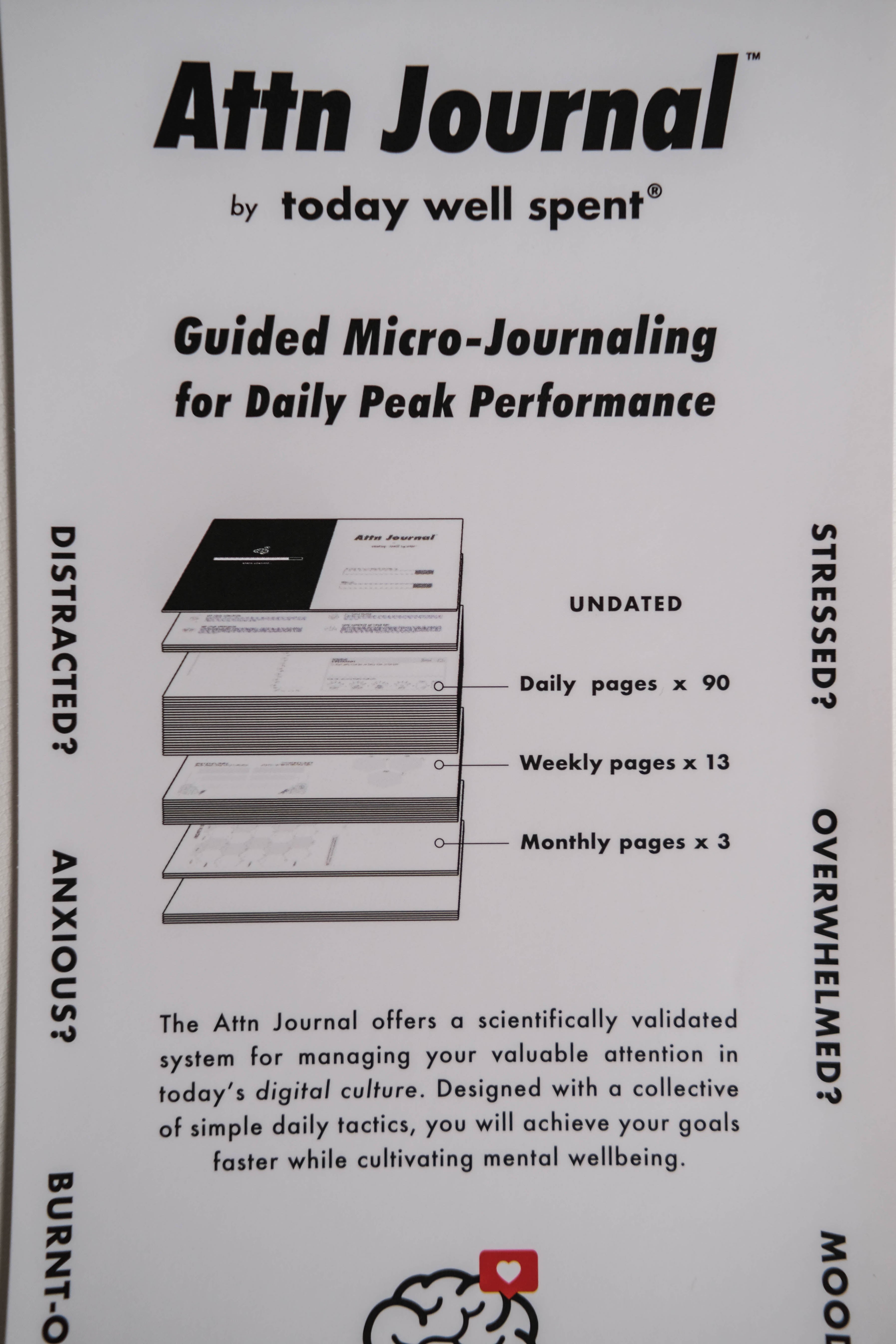 Today Well Spent | 90-day Attention Journal