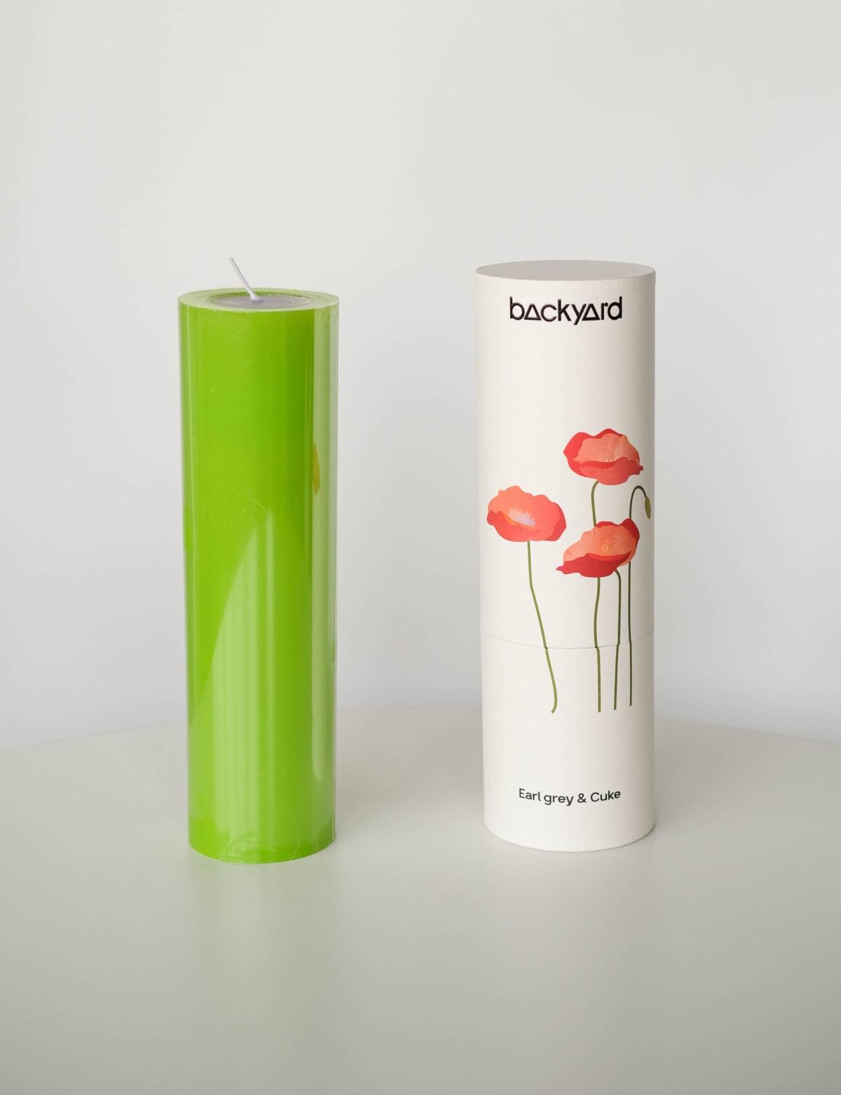 Backyard | Blooming Scented Candle Earl Grey & Cuke Candles
