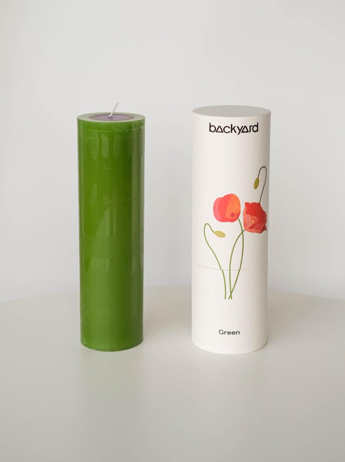 Backyard | Blooming Scented Candle Green Candles