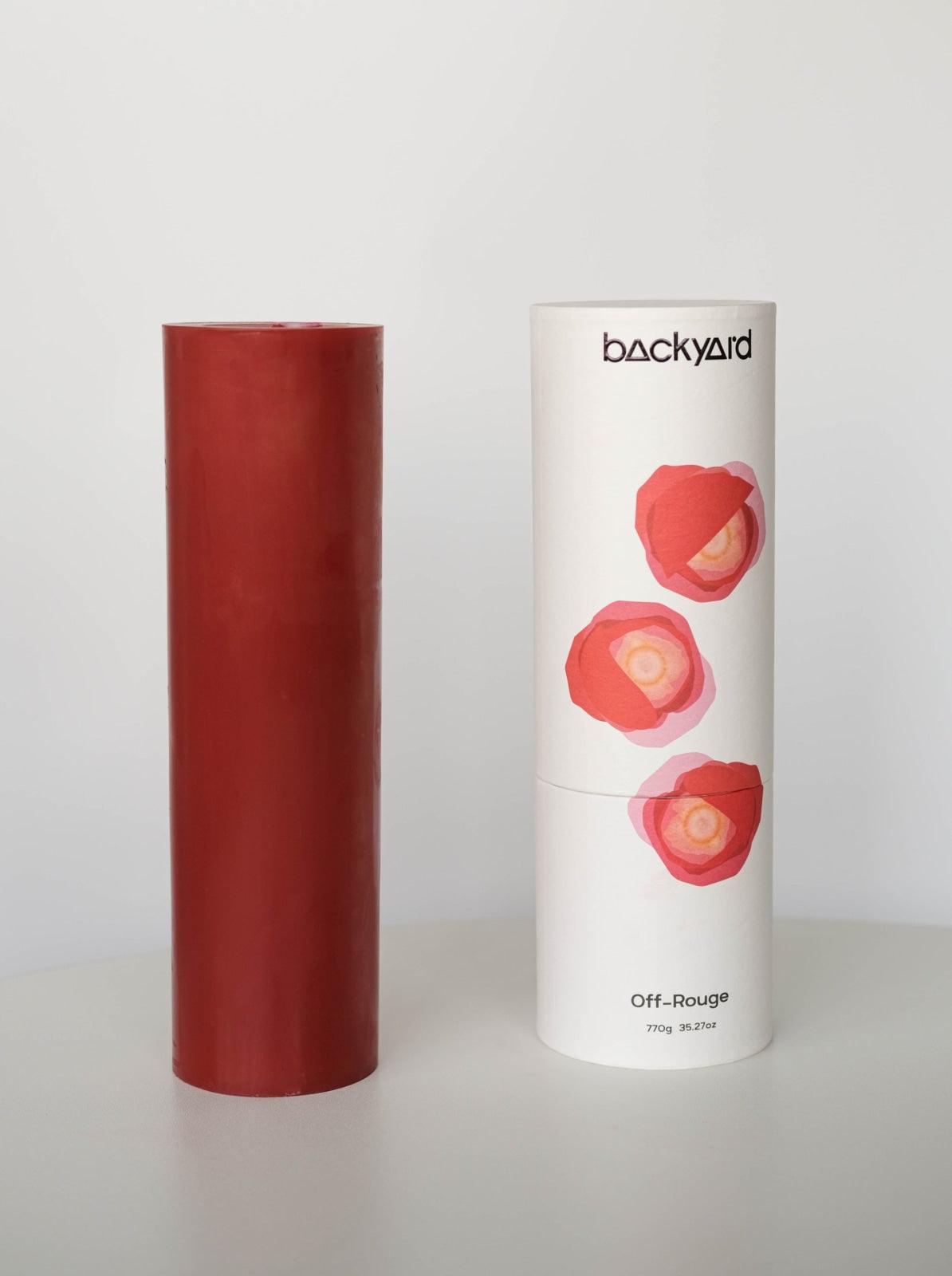 Backyard | Blooming Scented Candle Off-Rouge Candles