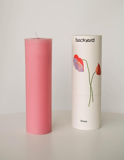 Backyard | Blooming Scented Candle Rose Candles