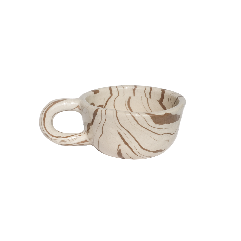 Pollygarden | Stripe Choco Latte Mug